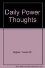 Daily Power Thoughts