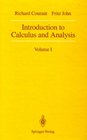 Introduction to Calculus and Analysis Vol 1