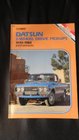 Datsun 2wheel drive pickups 19701983 Shop manual