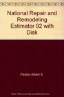 National Repair and Remodeling Estimator 92 with Disk