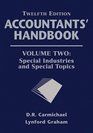 Accountants' Handbook Special Industries and Special Topics