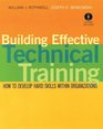 Building Effective Technical Training How to Develop Hard Skills Within Organizations
