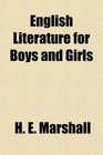 English Literature for Boys and Girls