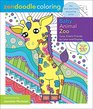 Zendoodle Coloring Baby Zoo Animals Cute Exotic Friends to Color and Display