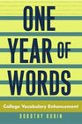 One Year of Words College Vocabulary Enhancement