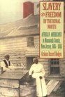 Slavery and Freedom in the Rural North African Americans in Monmouth County New Jersey 16651865