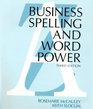 Business Spelling and Word Power