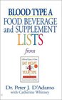 Blood Type A Food Beverage and Supplement Lists from Eat Right for Your Type