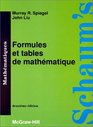 Formules et tables mathmatiques