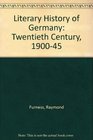LITERARY HISTORY OF GERMANY
