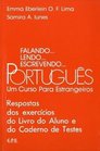 Falando Lendo Escrevendo Portugues Respo