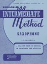 Rubank Intermediate Method  Saxophone