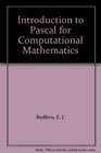 Introduction to Pascal for Computational Mathematics