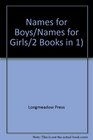 Names for Boys/Names for Girls/2 Books in 1