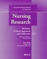 Instructor's Resource Manual to Accompany Nursing Research Methods Critical Appraisal and Utilization