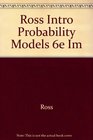 Introduction to Probability Models Instructor's Manual Sixth Edition