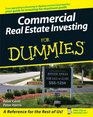 Commercial Real Estate Investing For Dummies