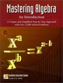 Mastering Algebra An Introduction
