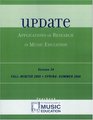 Update Applications of Research in Music Education Yearbook Volume 24