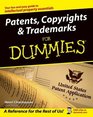 Patents Copyrights  Trademarks for Dummies