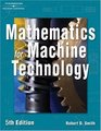 Mathematics for Machine Technology 5e