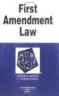 First Amendment Law in a Nutshell Constitutional Law