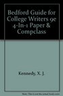 Bedford Guide for College Writers 9e 4in1 paper  CompClass