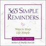 365 Simple Reminders Ways to Keep Life Simple
