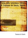 Storia della Letturatura Italiana di Francesco de Sanctis Volume Primo