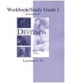 Workbook/Studyguide Vol 1 fuw Destinos