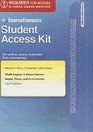 CourseCompass Student Access Code Card for World Regions in Global Context People Places and Environments