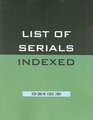 List of Serials Indexed for Online Users 2009