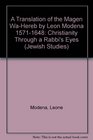 A Translation of the Magen WaHereb by Leon Modena 15711648 Christianity Through a Rabbi's Eyes