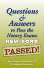 Questions  Answers to Pass the Notary Exam New York