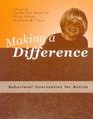 Making a Difference Behavioral Intervention for Autism