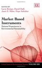 Market Based Instruments National Experiences in Environmental Sustainability