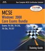 MCSE Windows 2000 Core Exams Training Guide Bundle
