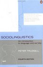 Sociolinguistics An Introduction to Language and Society