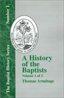 A History of the Baptists  Vol 1