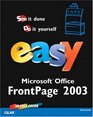 Easy Microsoft Frontpage 2003