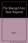 Fin Mangrl Acc Text Reprint