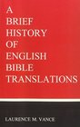 A Brief History of English Bible Translations