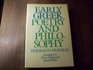 Early Greek Poetry and Philosophy