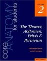 Core Anatomy Volume 2 Thorax Pelvis