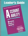 Accountability Becoming People of IntegrityLeader's Guide