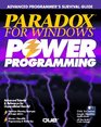 Paradox for Windows Power Programming/Book and Disk