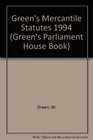 Green's Mercantile Statutes 1994