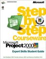 Microsoft  Project 2000 Step by Step Courseware Expert Skills Class Pack