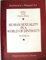 Human Sexuality in a World of Diversity Instructor's Manual for Rathus Nevid and FichnerRathus