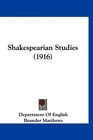 Shakespearian Studies